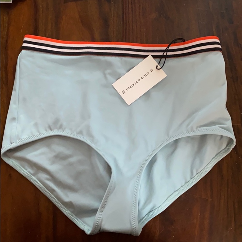 COPY - SOLID & STRIPED BIKINI BOTTOMS NWT